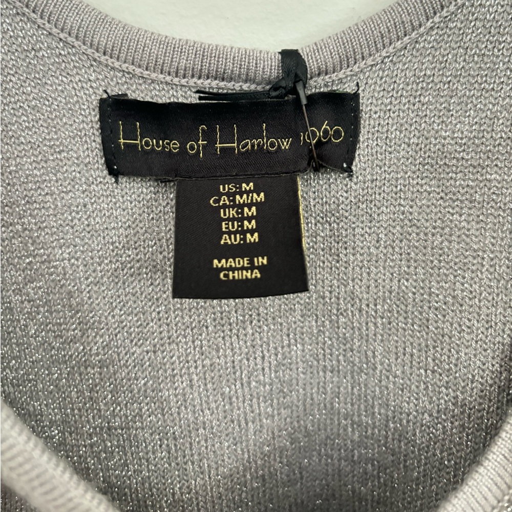NWT House of Harlow 1960 Luxe Essentials Bodysuit - Picture 4 of 7